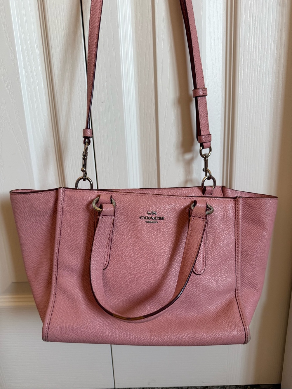 COACH | Blush Pink MINI Crosby Carryall Satchel